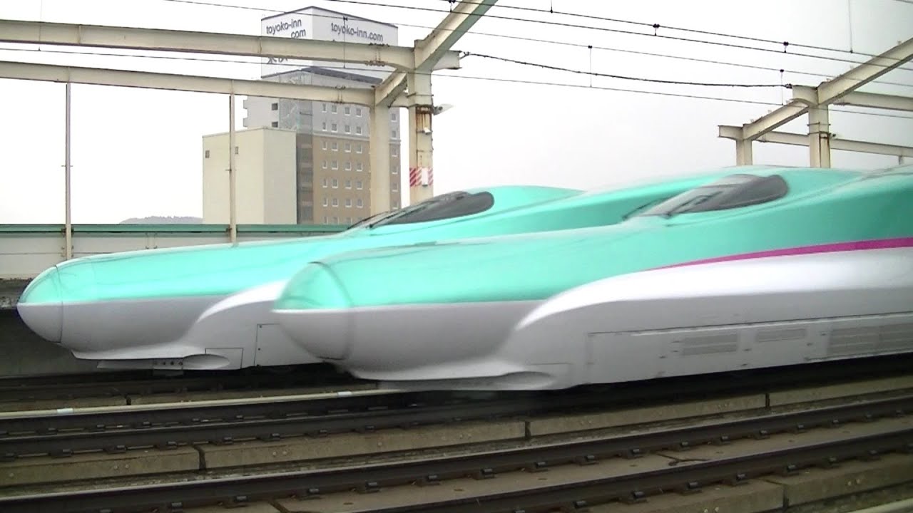 東北新幹線 最近の新白河駅 Shinkansen station