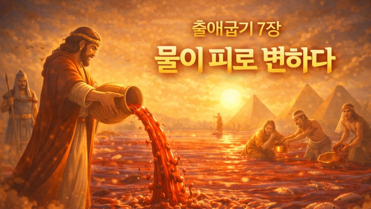 📖 출애굽기 7장 물이 피로 변하다🎵 차은선 작곡 AI 협업 연주 | Exodus 7