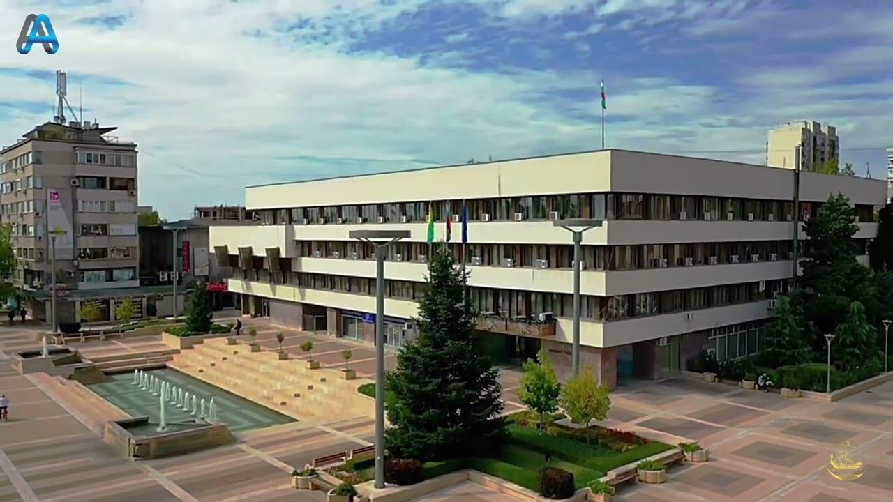 град ЯМБОЛ ОТ ПТИЧИ ПОГЛЕД  -   city ​​of YAMBOL from a bird's eye view