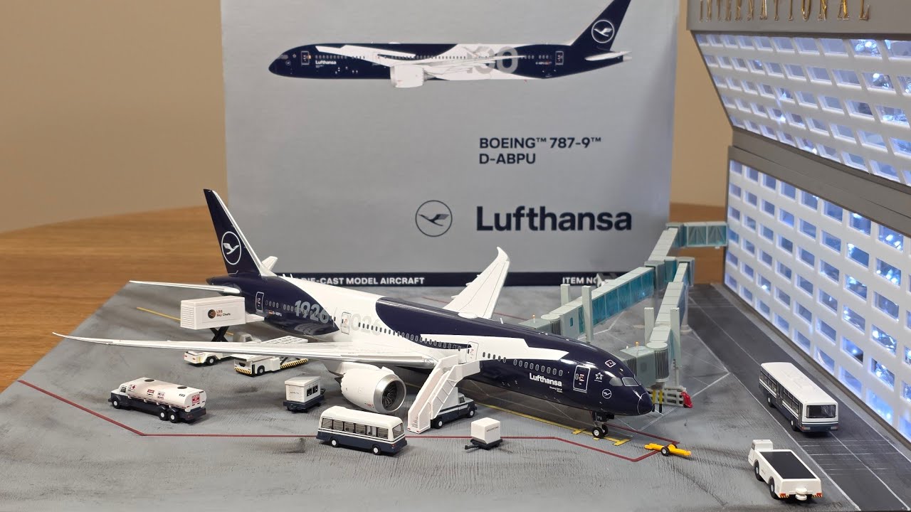 Gemini 200 Lufthansa 787-9 (100 Years Livery) Unboxing/Reveiw