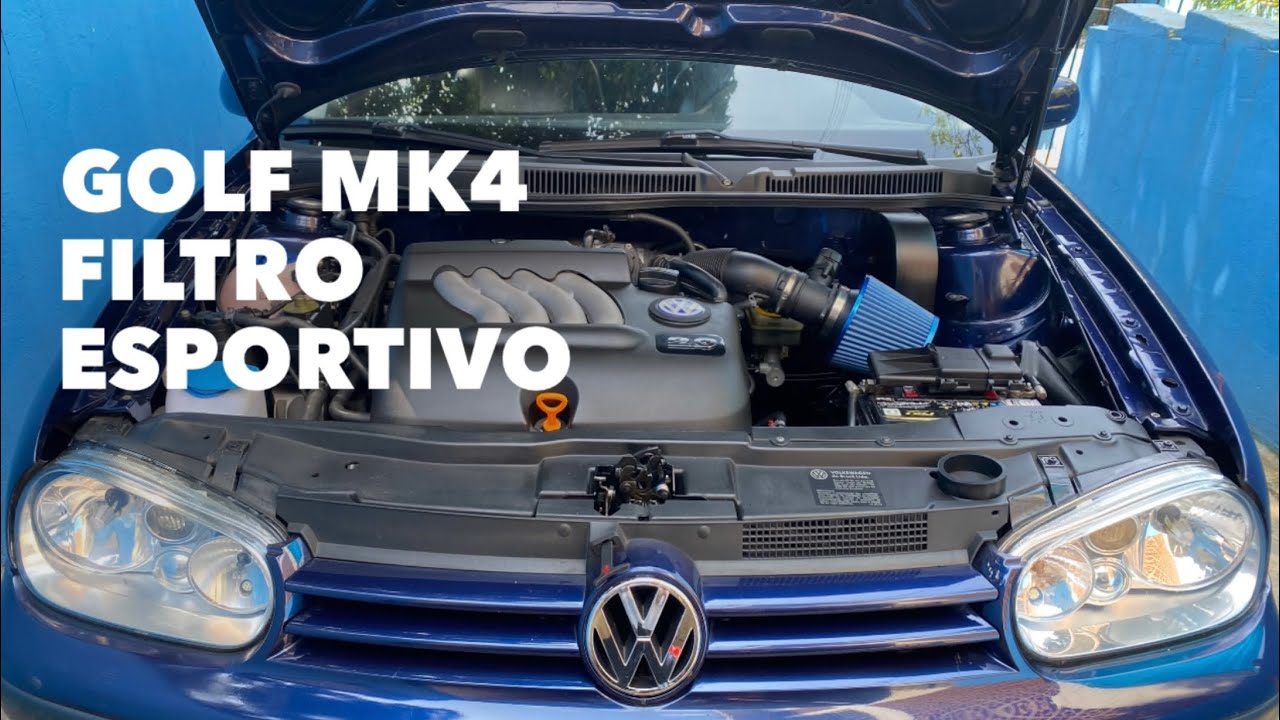 Golf Mk4 Instalando Filtro de Ar Esportivo