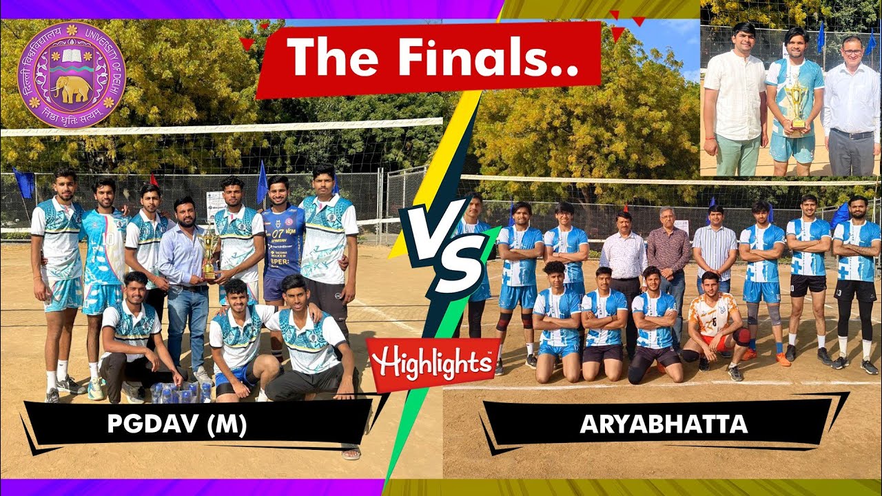Aryabhatta volleyball tournament part -2❣️🏐 |Best final match| Delhi University| Saurabh Juyal|