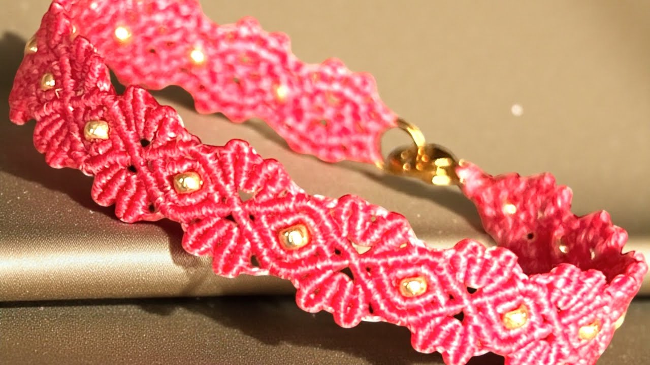 Perlengold.ch - Makramée Armband #makramee #diy #makrametutorial #bracelet #handmade