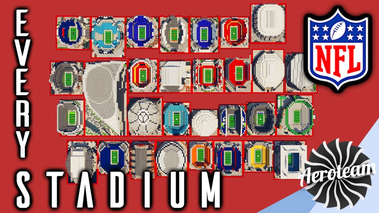 Minecraft EVERY NFL Stadium