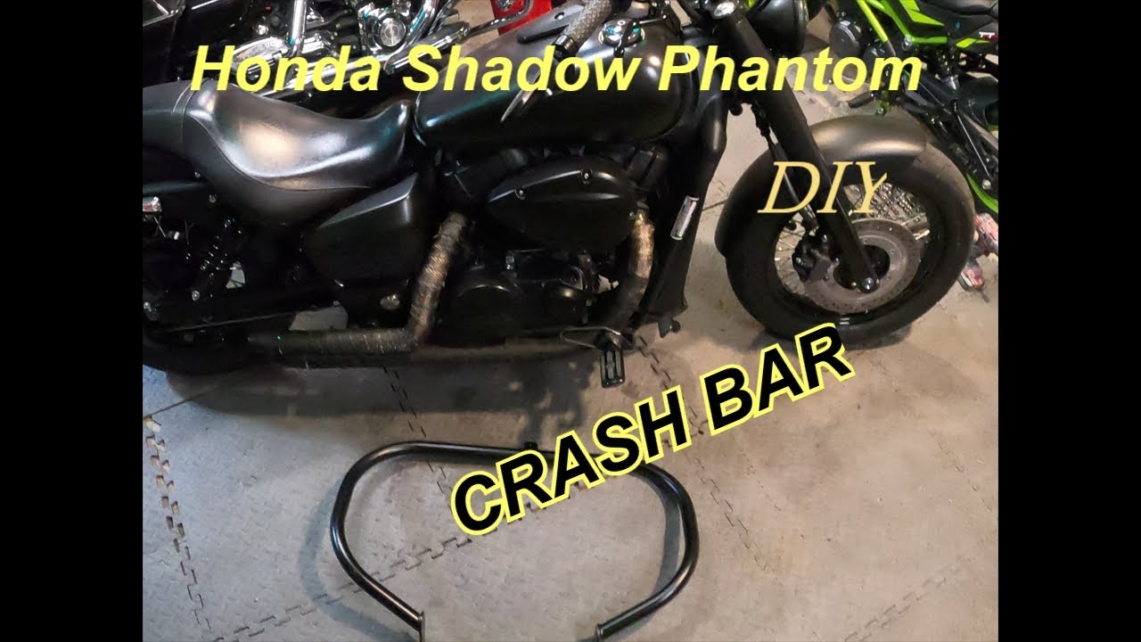 Honda Shadow Phantom gets a Crash Bar