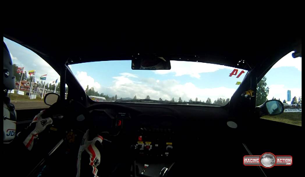 European Rallycross Championship 2012 Round 6 Sweden - Onboard Dekeersmaecker