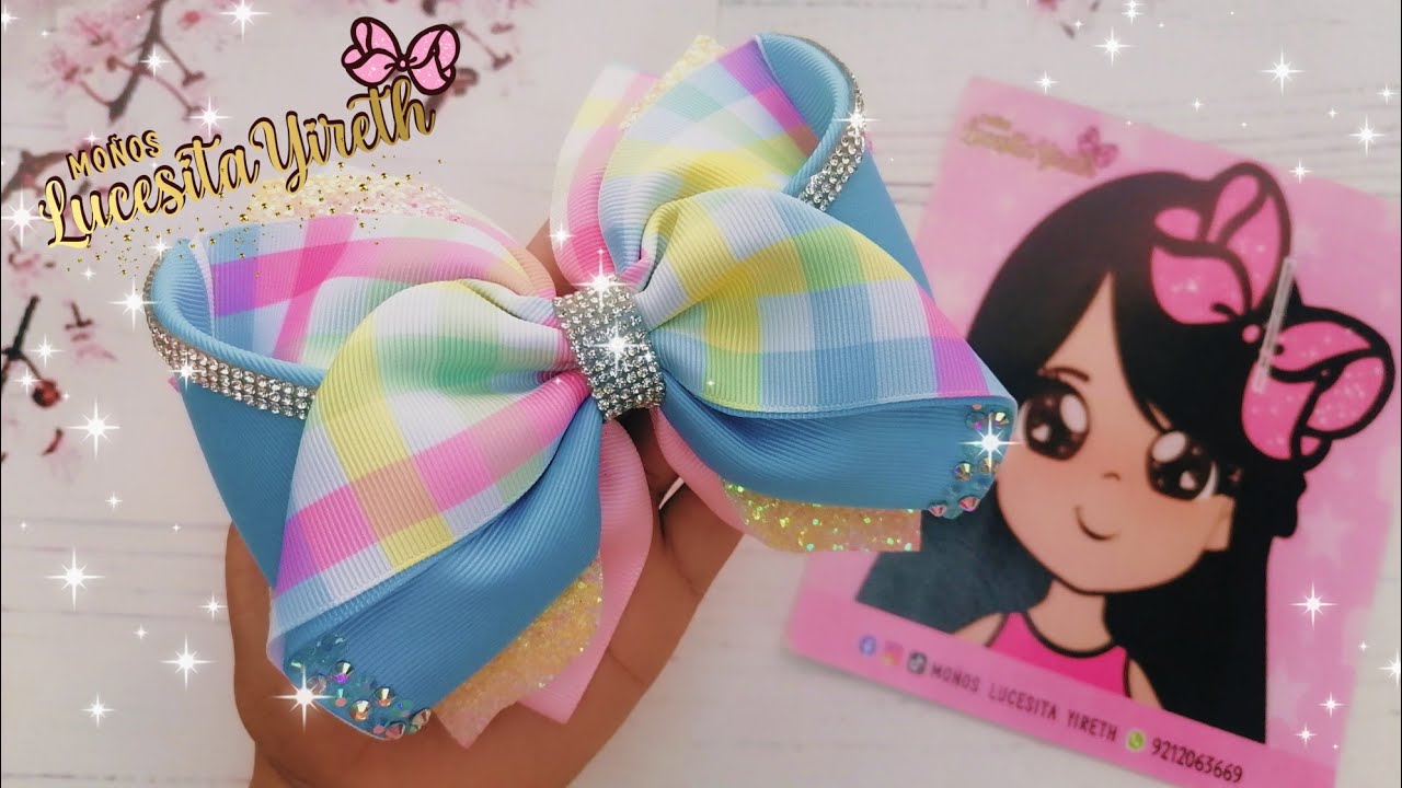 Moños para el cabello 🎀Listón de 7.5 CM /3