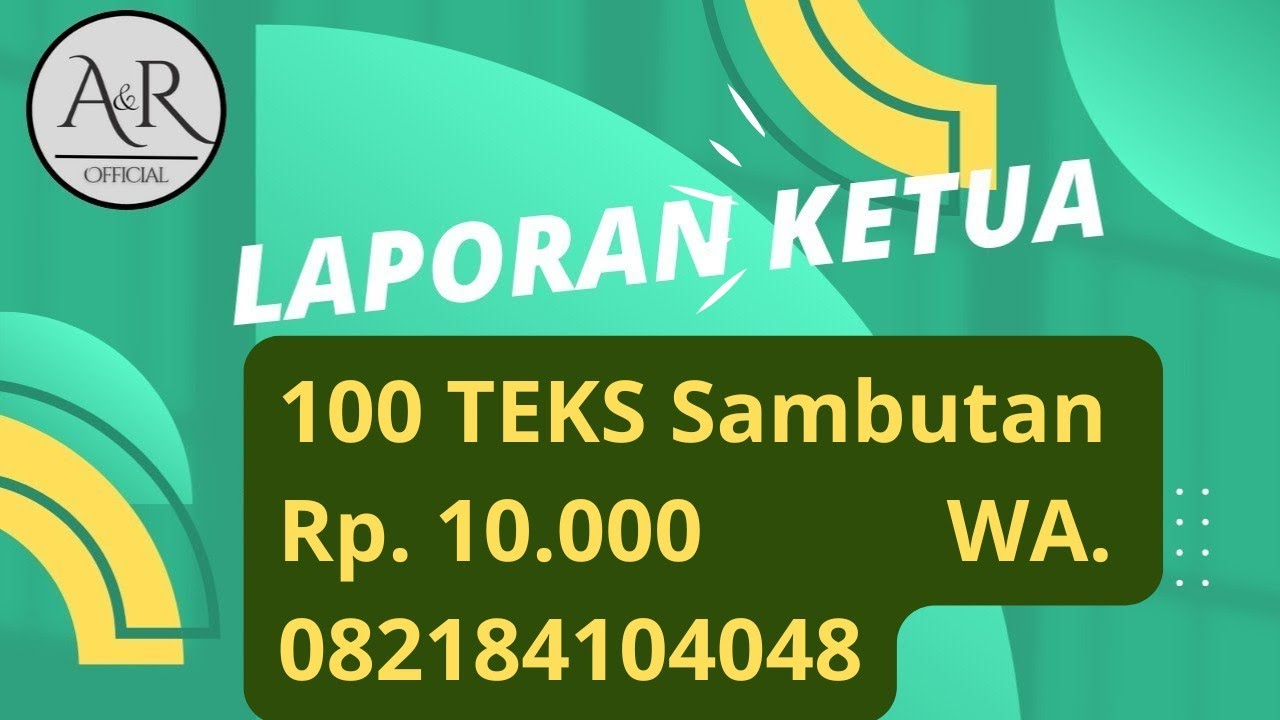 Laporan Panitia Pelaksana Acara Pembubaran Panitia