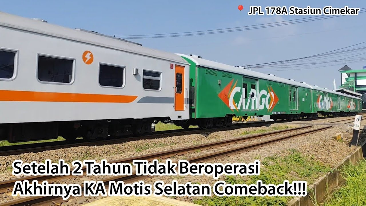 AKHIRNYA MOTIS SELATAN COMEBACK!! Hunting Kereta Api Tambahan Edisi Lebaran 2026 Di Stasiun Cimekar