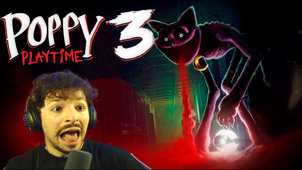 🔴 POPPY PLAYTIME 3!!! ATÉ ZERAR? VEM VER!!!!