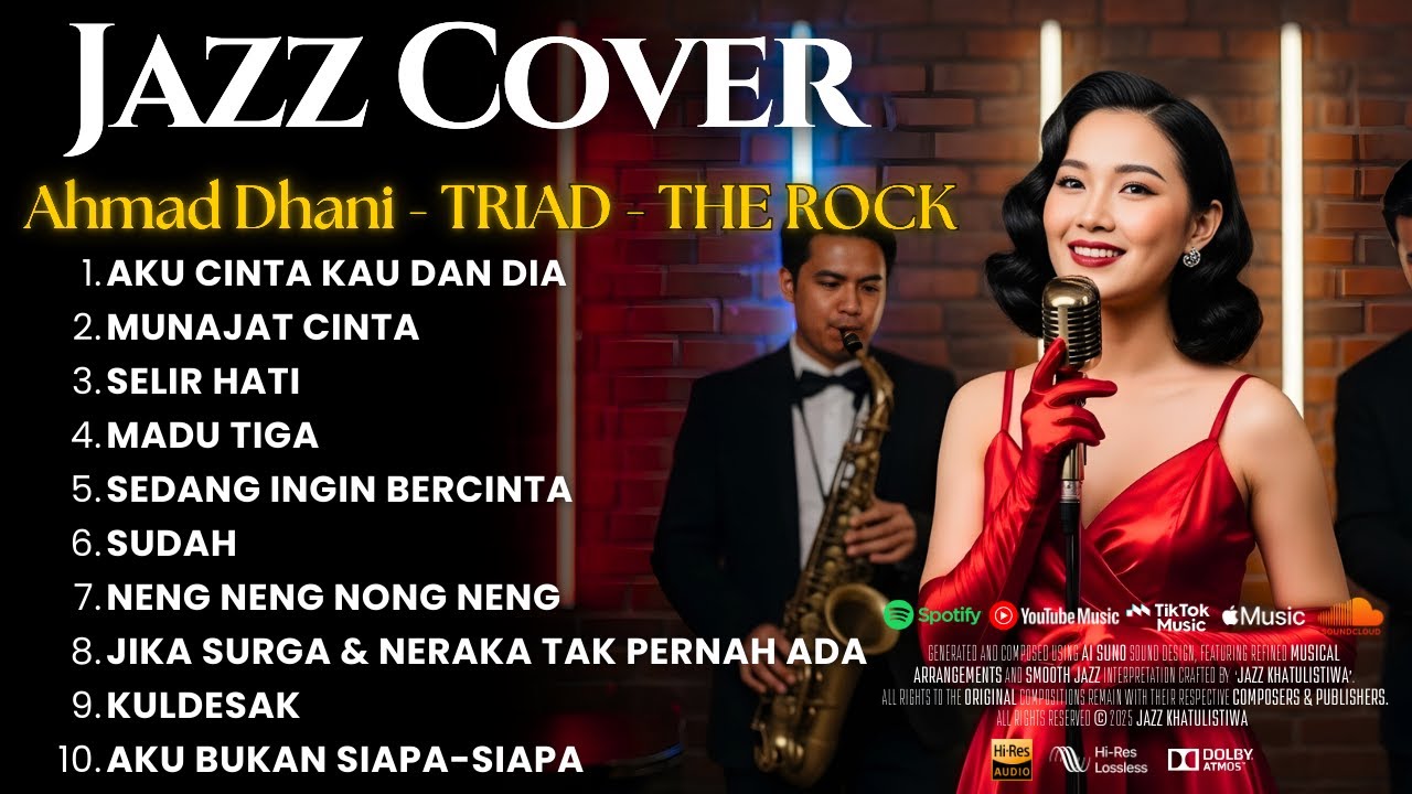 Kumpulan Lagu Ahmad Dhani Terbaik - TRIAD, THE ROCK,AHMAD BAND | Smooth Jazz Cover JAZZ KHATULISTIWA