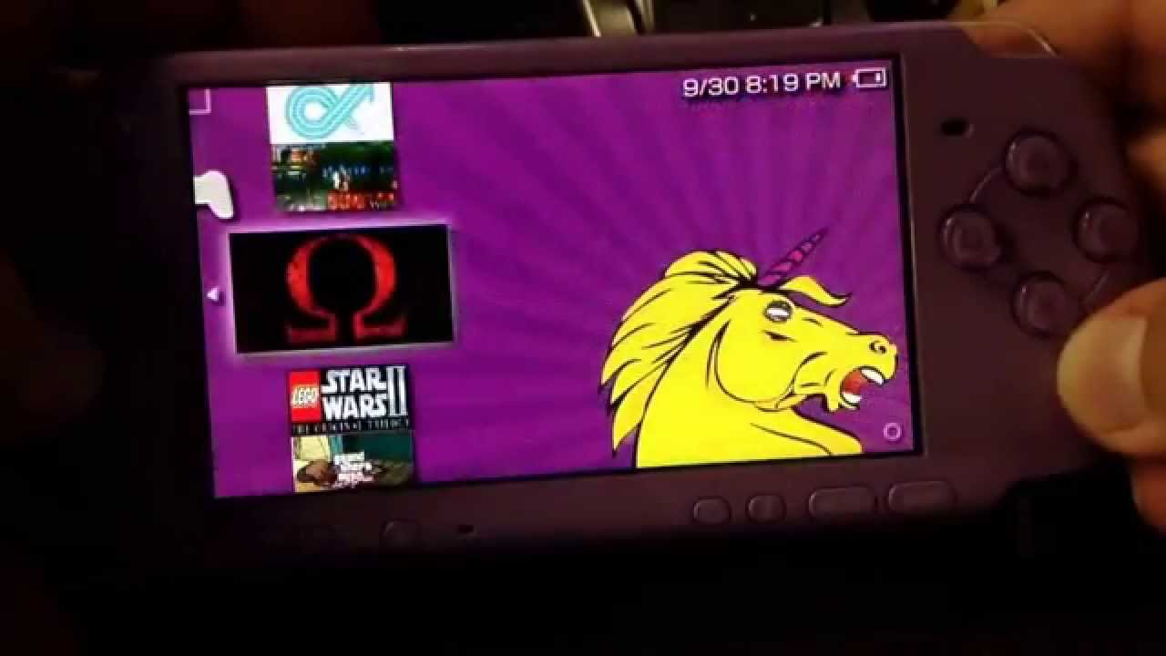 PSP game collection on 32GB card