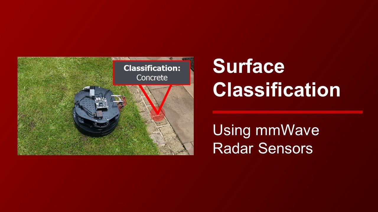 Surface classification with TI mmWave radar