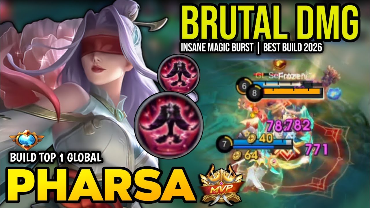 PHARSA BEST BUILD 2026 | BUILD TOP 1 GLOBAL PHARSA GAMEPLAY | MOBILE LEGENDS✓
