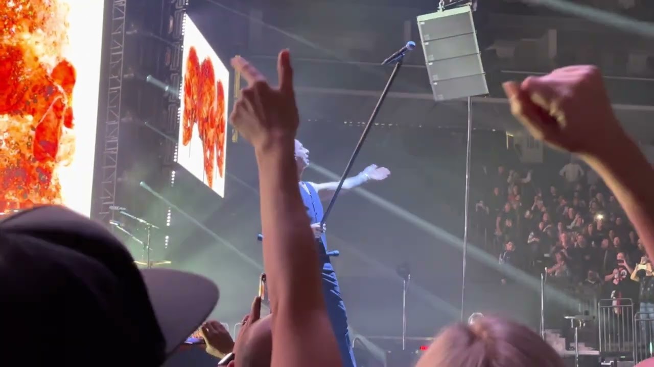 Depeche Mode: “Enjoy the Silence” live at Golden 1 Center, Sacramento, California, on 3/23/2023.