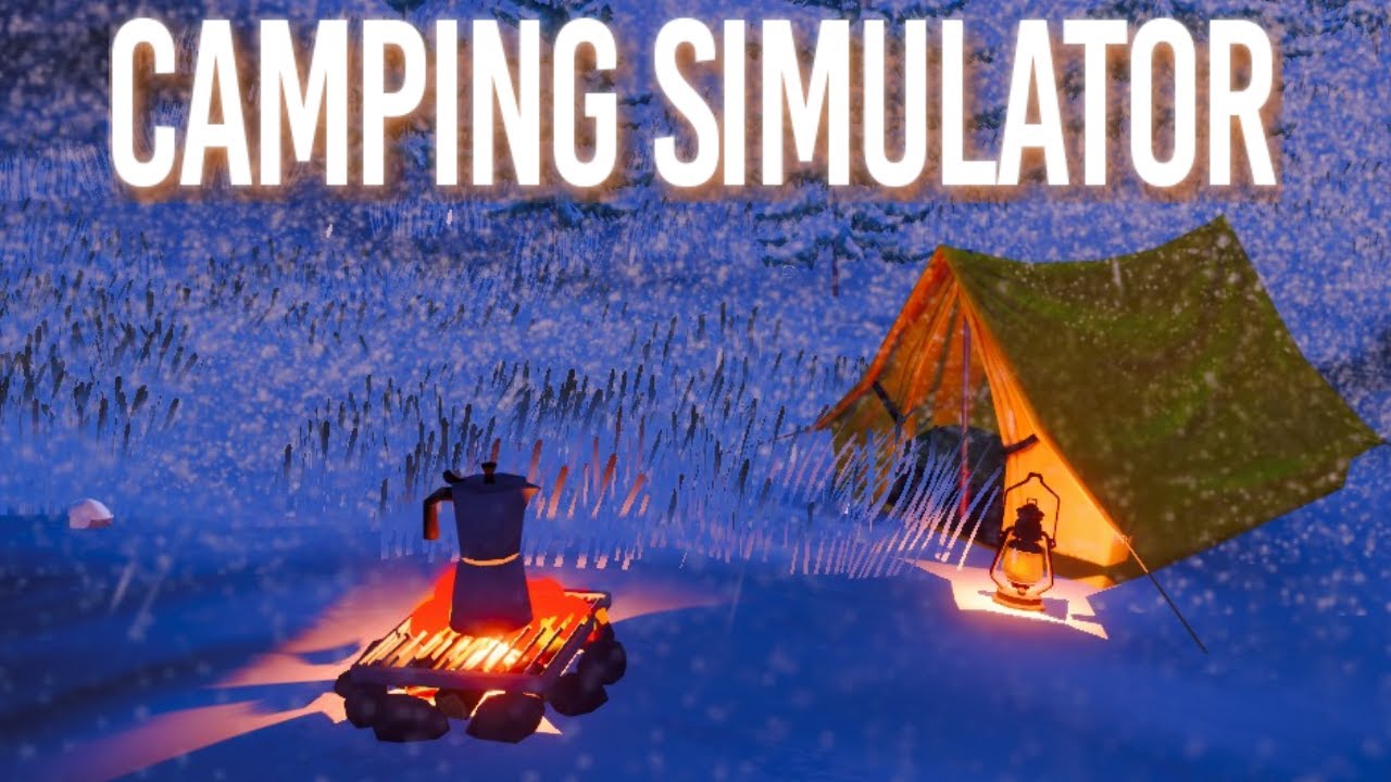 Camping in Snowy Hills in Camping Simulator: The Squad!