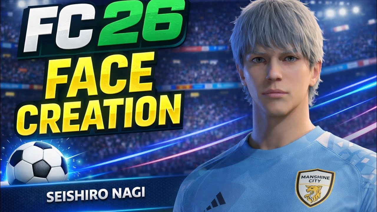 FC 26 Seishiro Nagi Face Tutorial | Creation