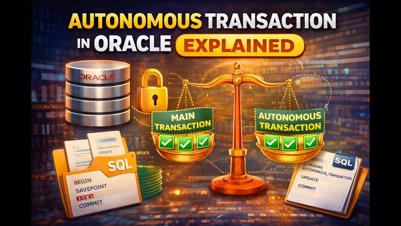 Autonomous Transaction in Oracle Explained | What, Why & Real Use Cases (PL/SQL Tutorial)