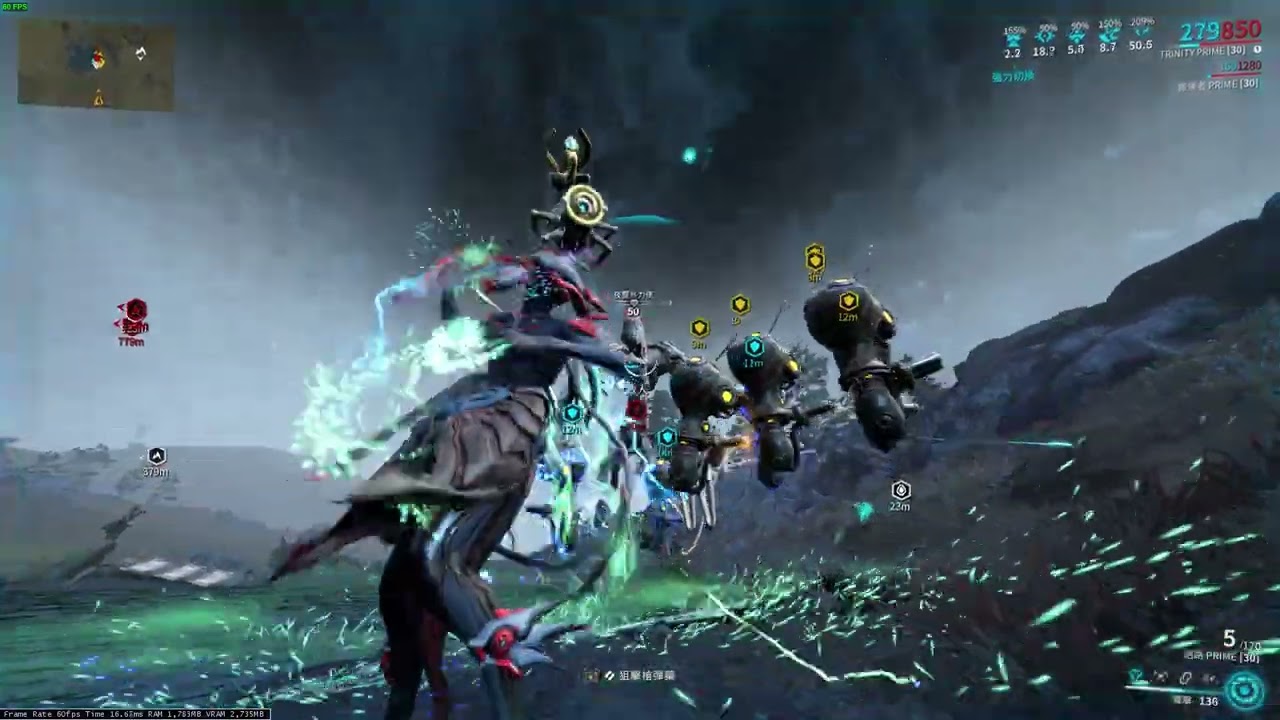 【WARFRAME】solo eidolon tricap 5x3 by trinity 777(Eternal eradicate)