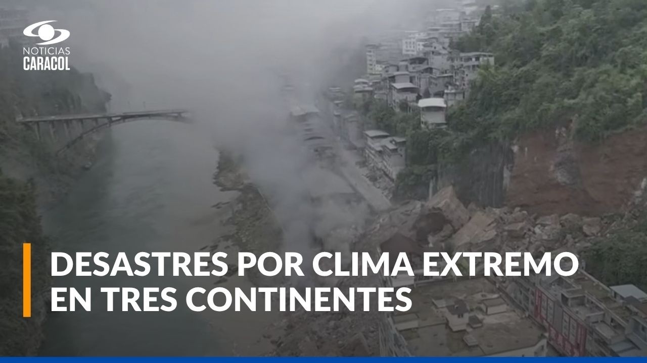 Caos por desastres naturales: Deslizamiento en China, tornado en Francia y Texas inundado