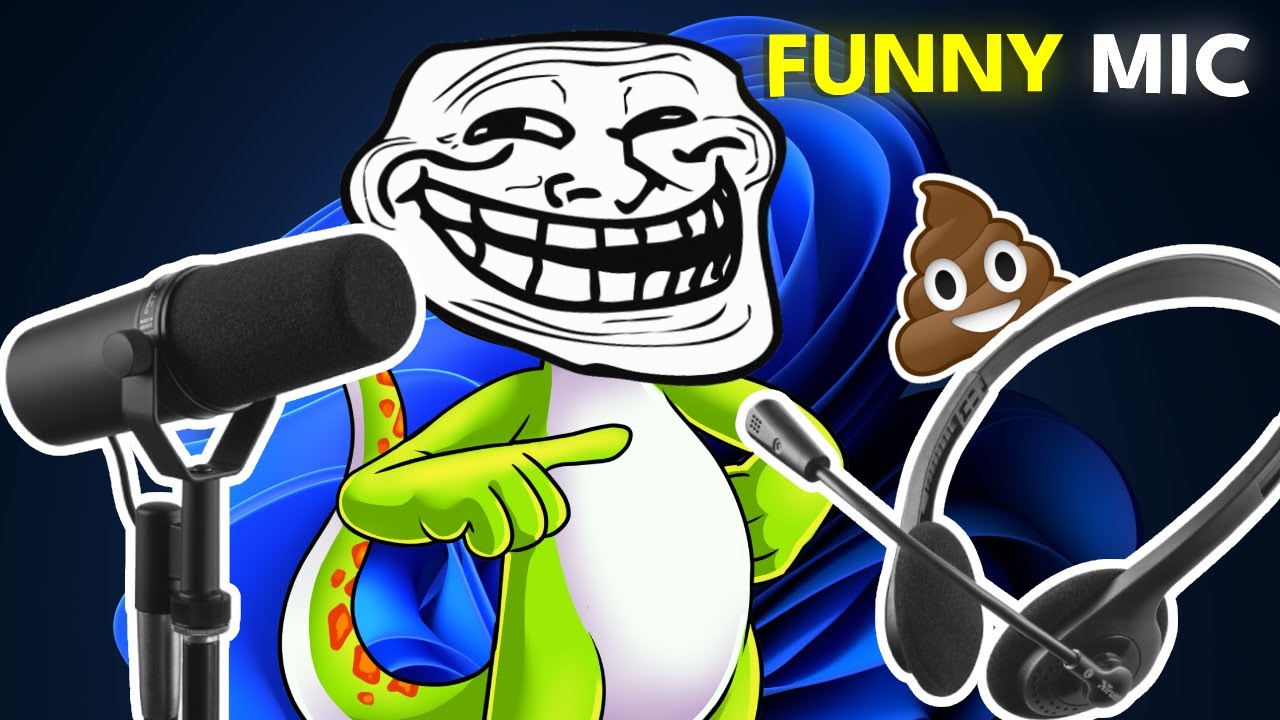 Как заставить свой микрофон звучать как мусор — FUNNY MIC!