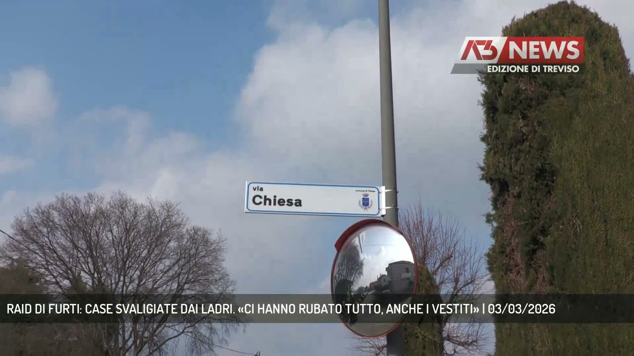 RAID DI FURTI: CASE SVALIGIATE DAI LADRI. «CI HANNO RUBATO TUTTO, ANCHE I VESTITI» | 03/03/2026