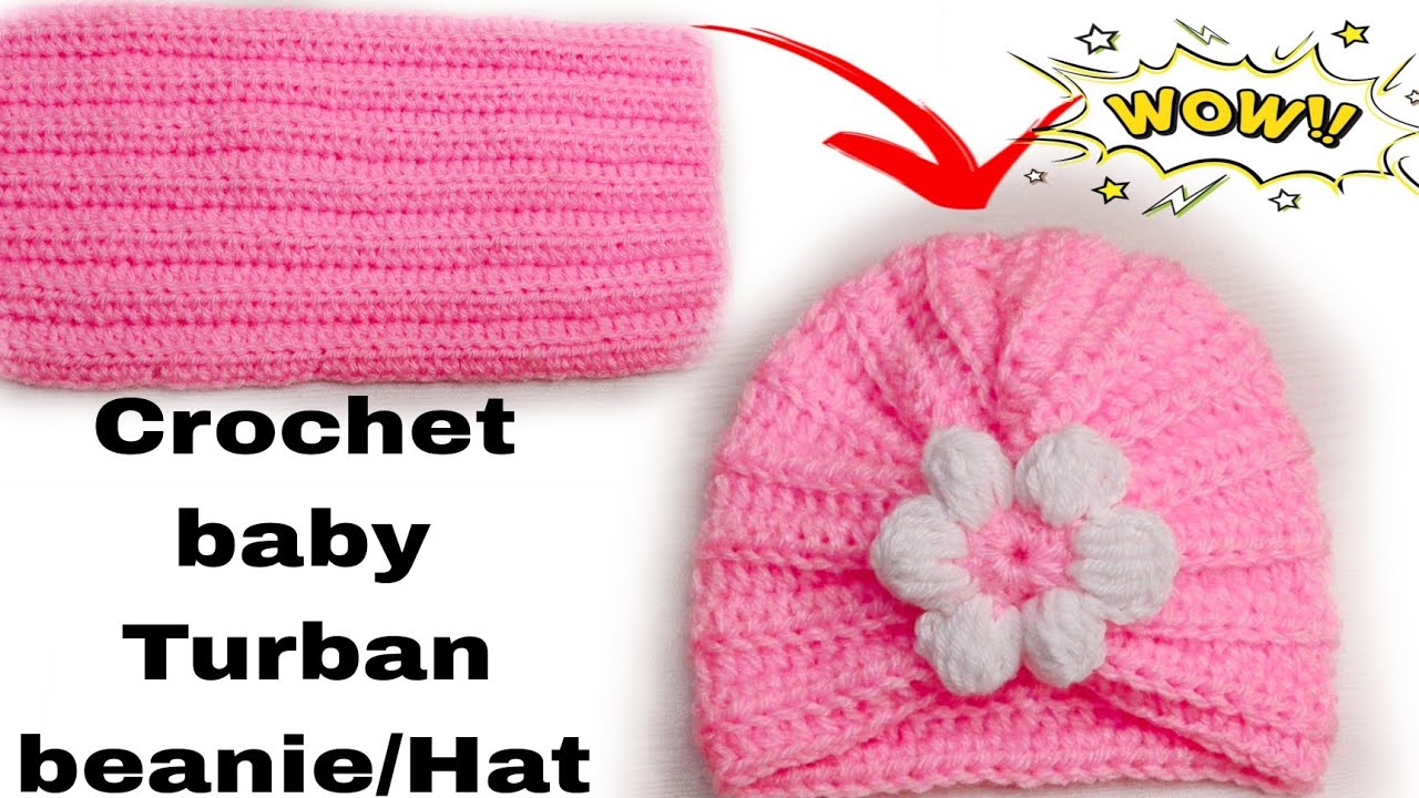 Crochet Turban beanie for baby