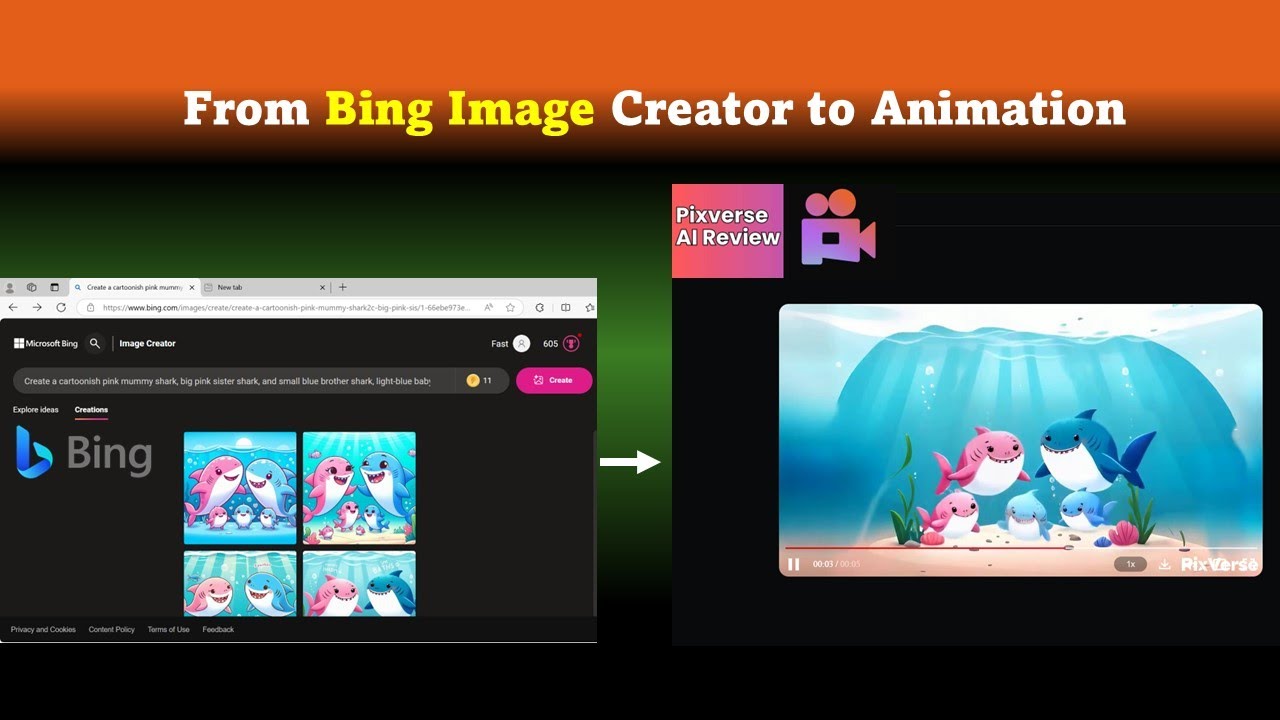 Extend & Animate Images generated from Microsoft Bing 'Image Creator' | Step-by-Step Guide