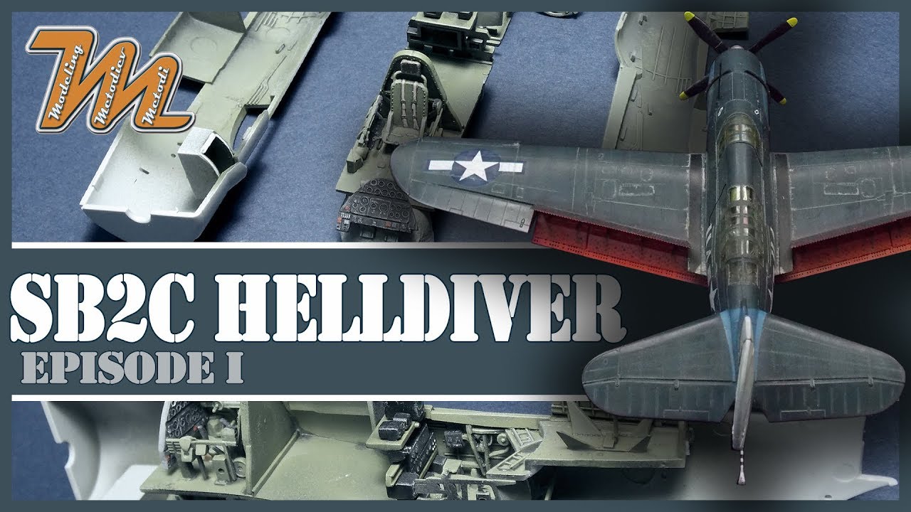 Part 1 - SB2C-4 Helldiver - 1/72 - plastic scale model step by step build