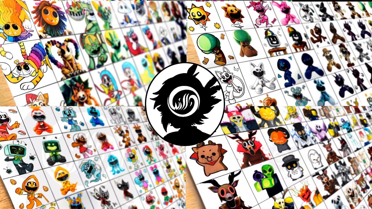 Best Drawing 2025 - Roblox, Poppy Playtime, Smiling Critters, 99 Night in the forest, Sprunki