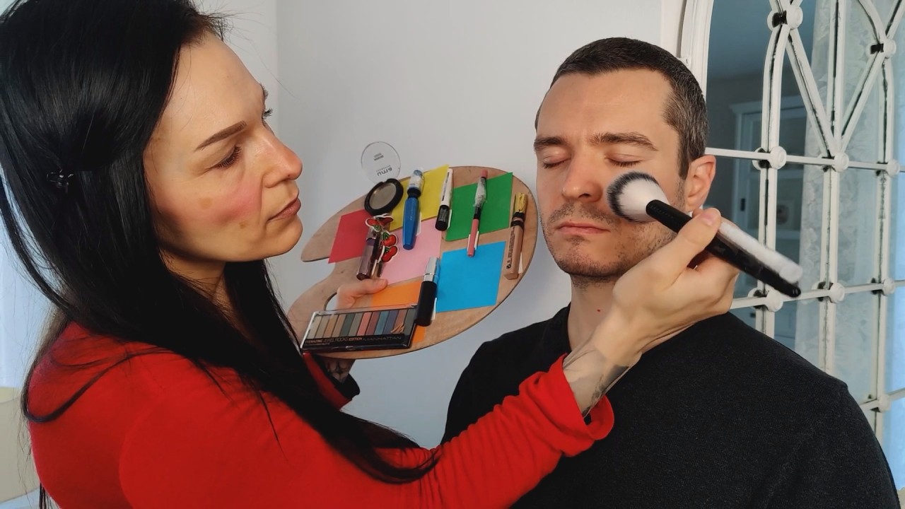ASMR Makeup With A Color Palette 🎨