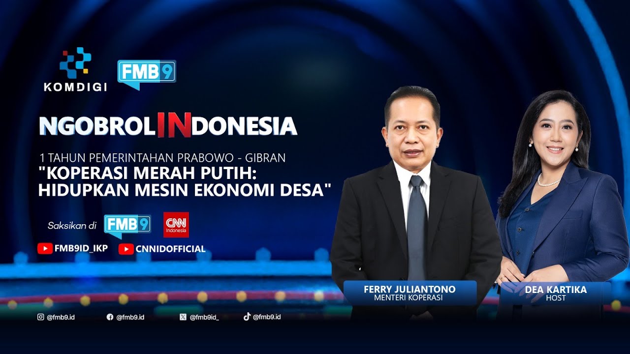 NgobrolINdonesia -  Koperasi Merah Putih: Hidupkan Mesin Ekonomi Desa