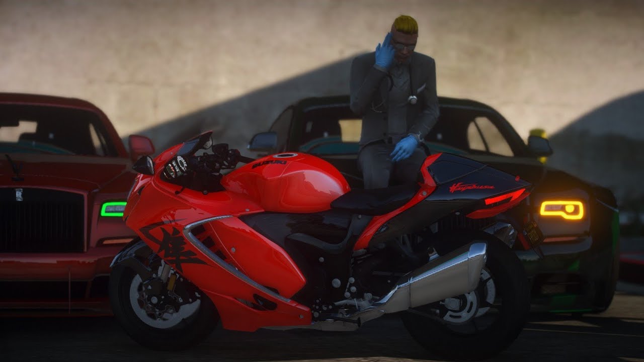 RTX 3060 ULTRA Suzuki Hayabusa 2024 GTA 5 #fivem Showcase