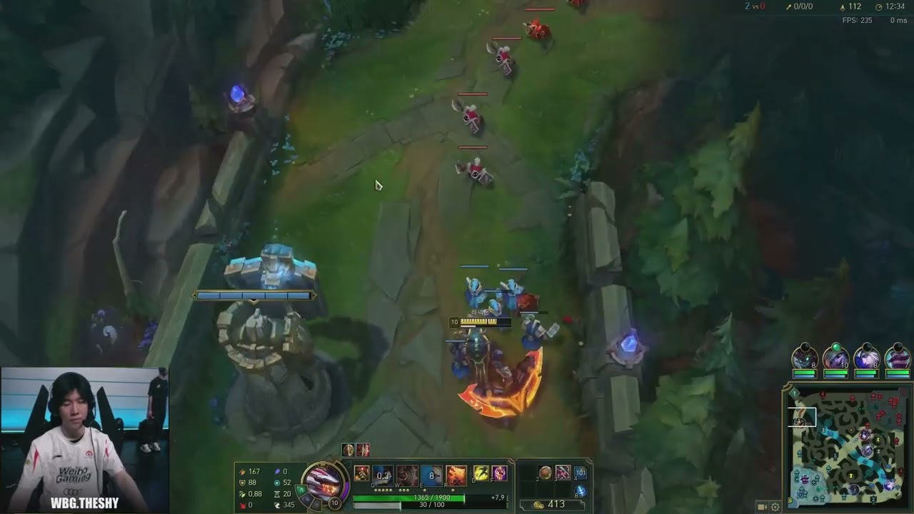 Theshy proview 2023/06/30 renekton top LPL Summer | WBG Theshy第一视角