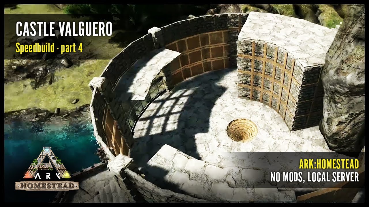 Castle Valguero, Speedbuild Part 4 - ARK: Homestead PvE build