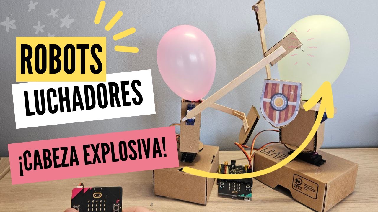 BATTLE BOTS - Como hacer ROBOT de CARTÓN para niños con MOVIMIENTO | Paso a paso MATERIAL reciclado