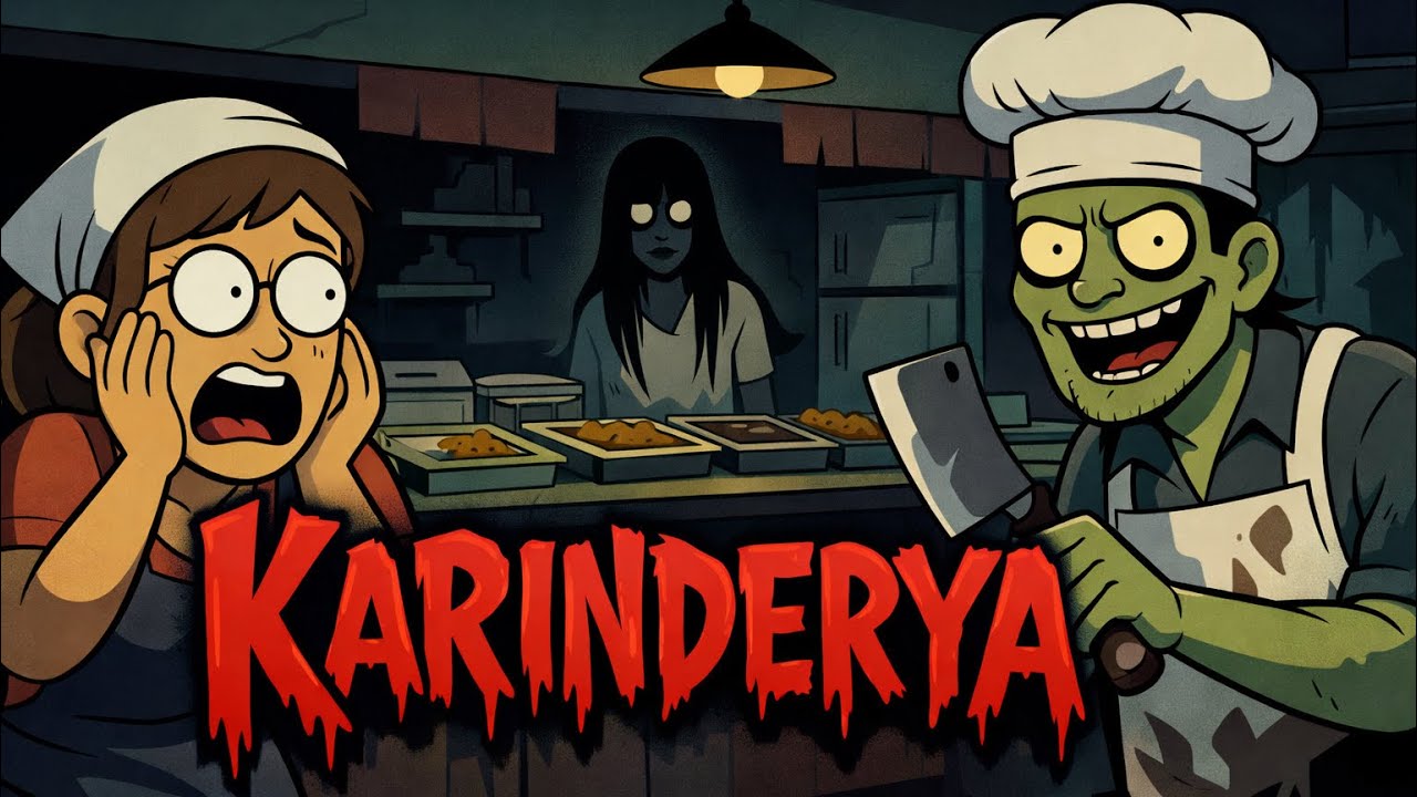 Ang Aswang na Kusinera sa Karinderya ni Aling Berna | Pinoy Horror Story| Manananggal sa Mendiola
