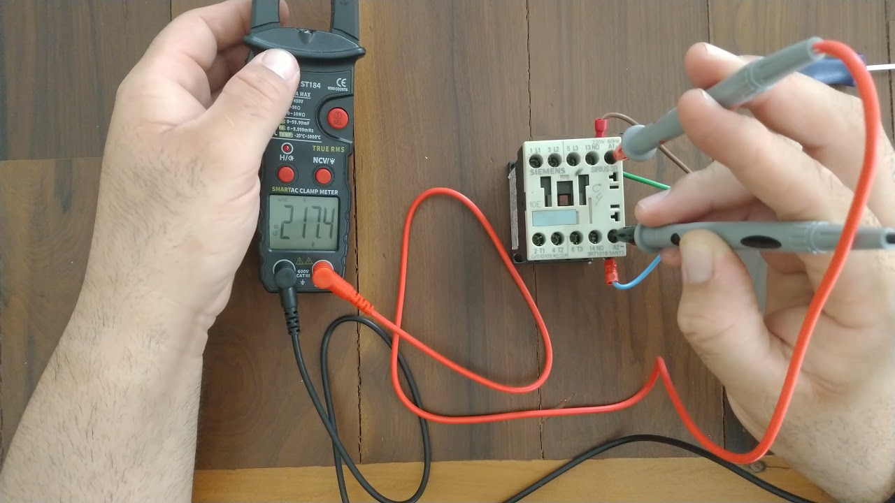 Como testar um contator.