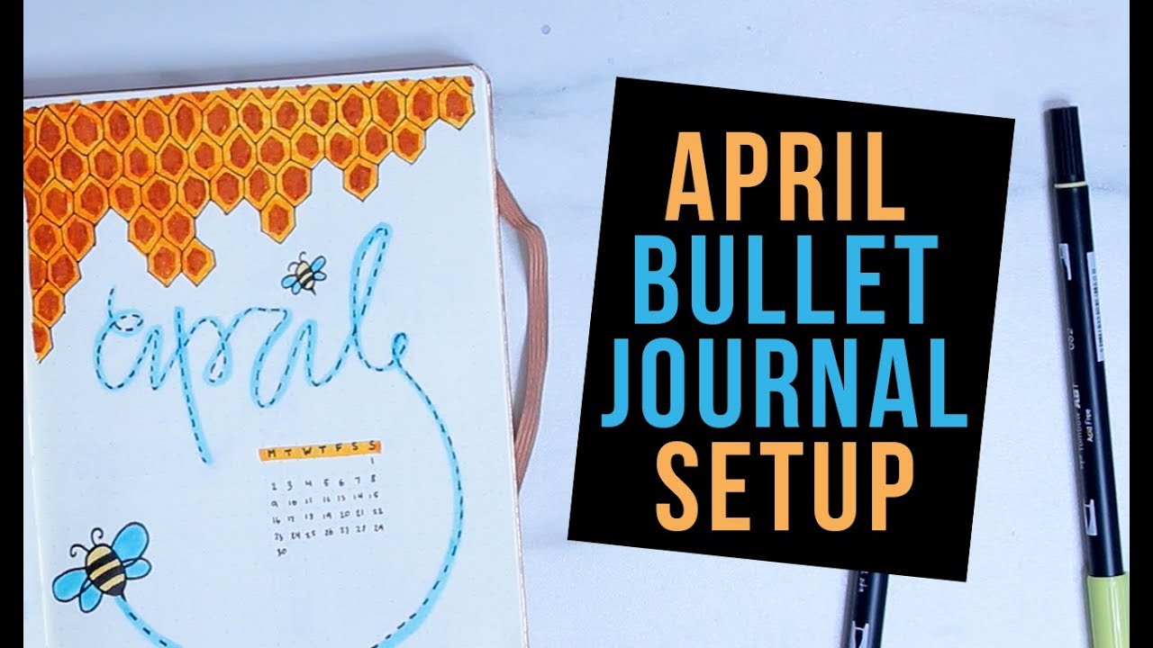 APRIL 2018 BULLET JOURNAL SET UP | PLAN WITH ME