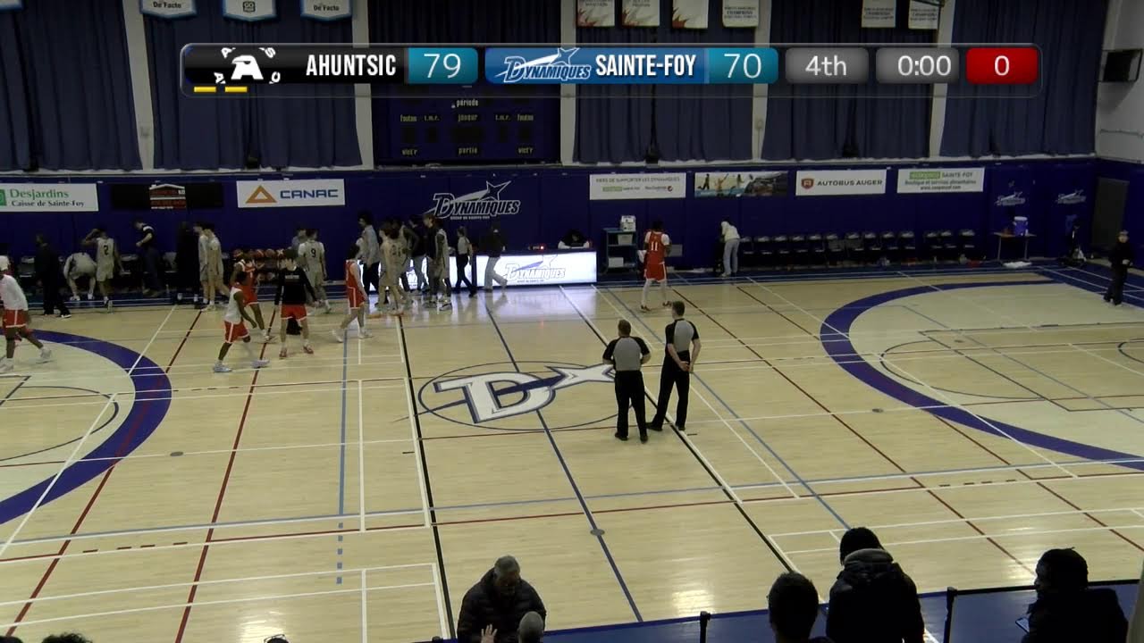 RSEQ Basketball masculin 🏀  Ahuntsic @ Sainte-Foy [2026-01-23]