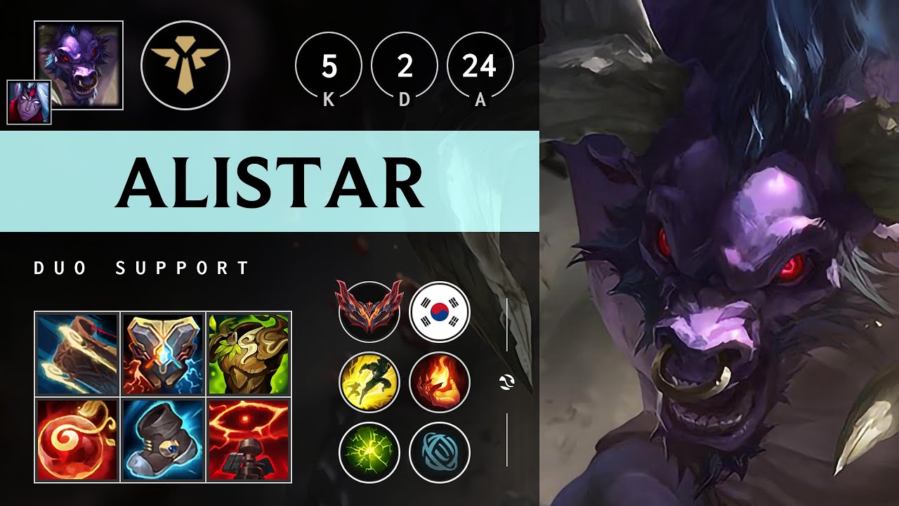 Alistar Support vs Rell: Vision Controller - KR Grandmaster Patch 14.18