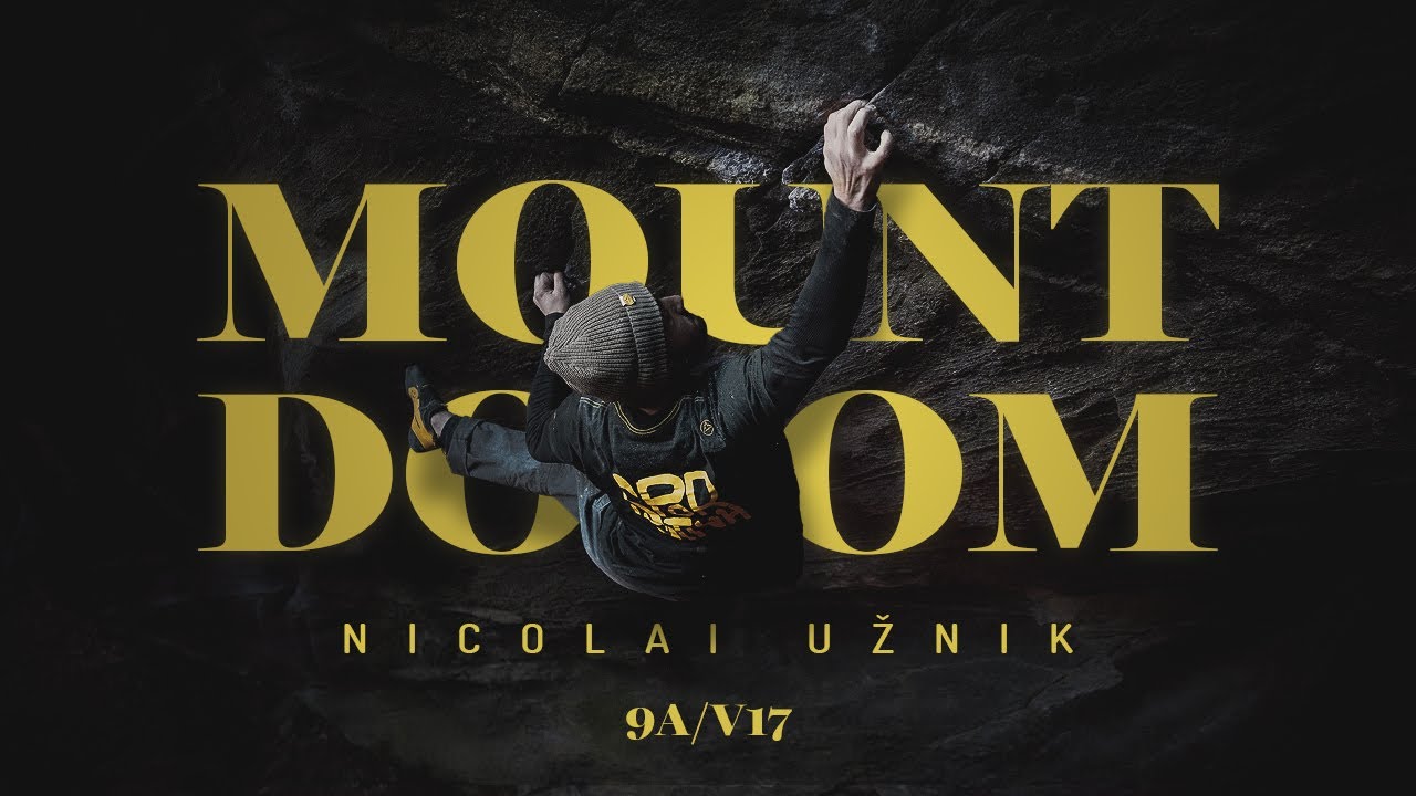 Nicolai Užnik - Mount Doom - 9A/V17 (First Ascent)