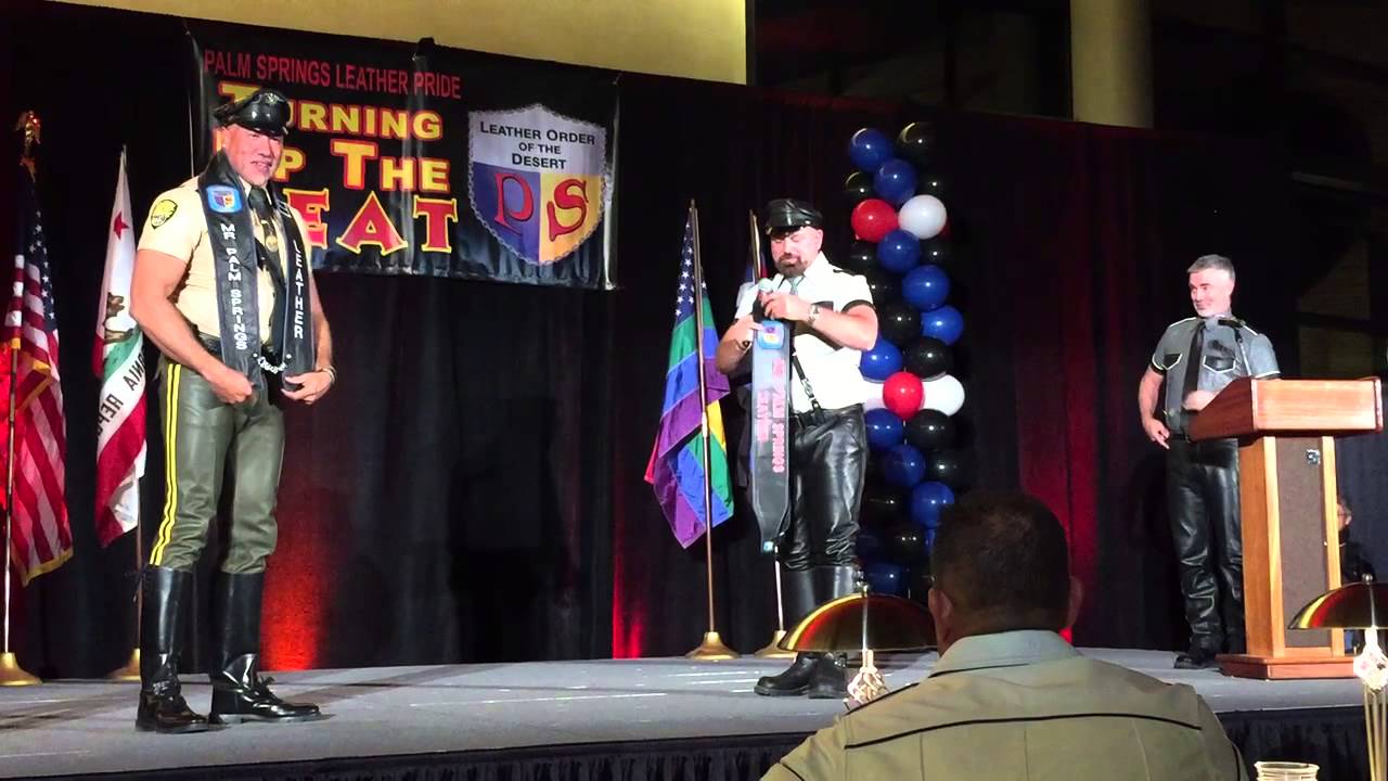 Part 1 Mr Palm Springs Leather 2015 Clifton Tatum step down speach part 1
