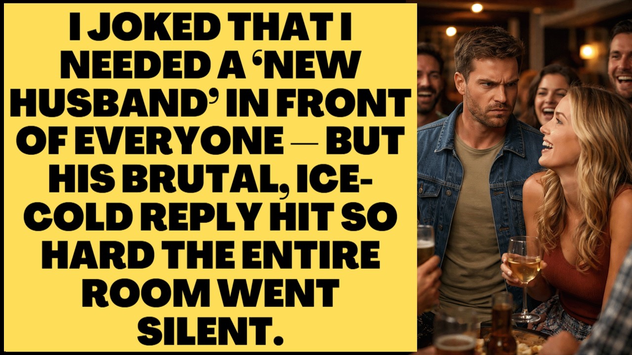 I Joked That I Needed a ‘New Husband’ in Front of Everyone — But His Brutal, Ice-Cold Repl #cheating