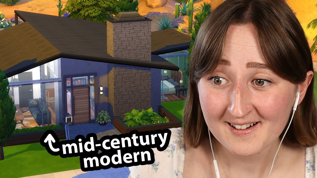 using glass walls to make a *realistic* mid-century modern house