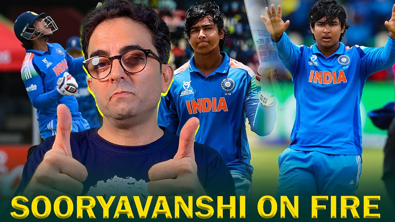 Vaibhav Sooryavanshi smashed 175 runs off 80 balls against England in U19 World Cup Final!