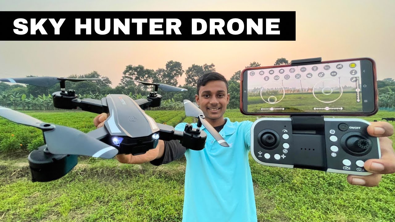 DRONES WALLAH DM96 SKY HUNTER FOLDABLE CAMERA DRONE UNBOXING & REVIEW | SUPERB CONTROLLING 🔥