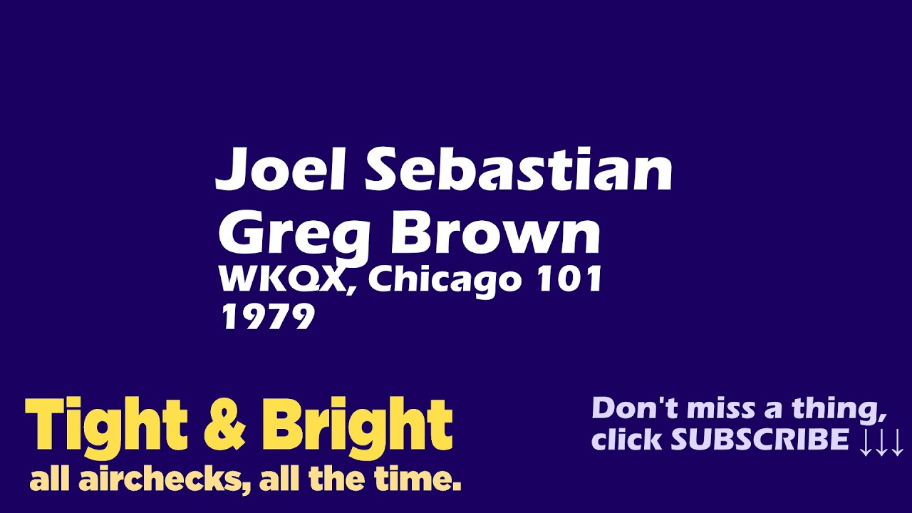 Joel Sebastian - Greg Brown - WKQX, Chicago - 