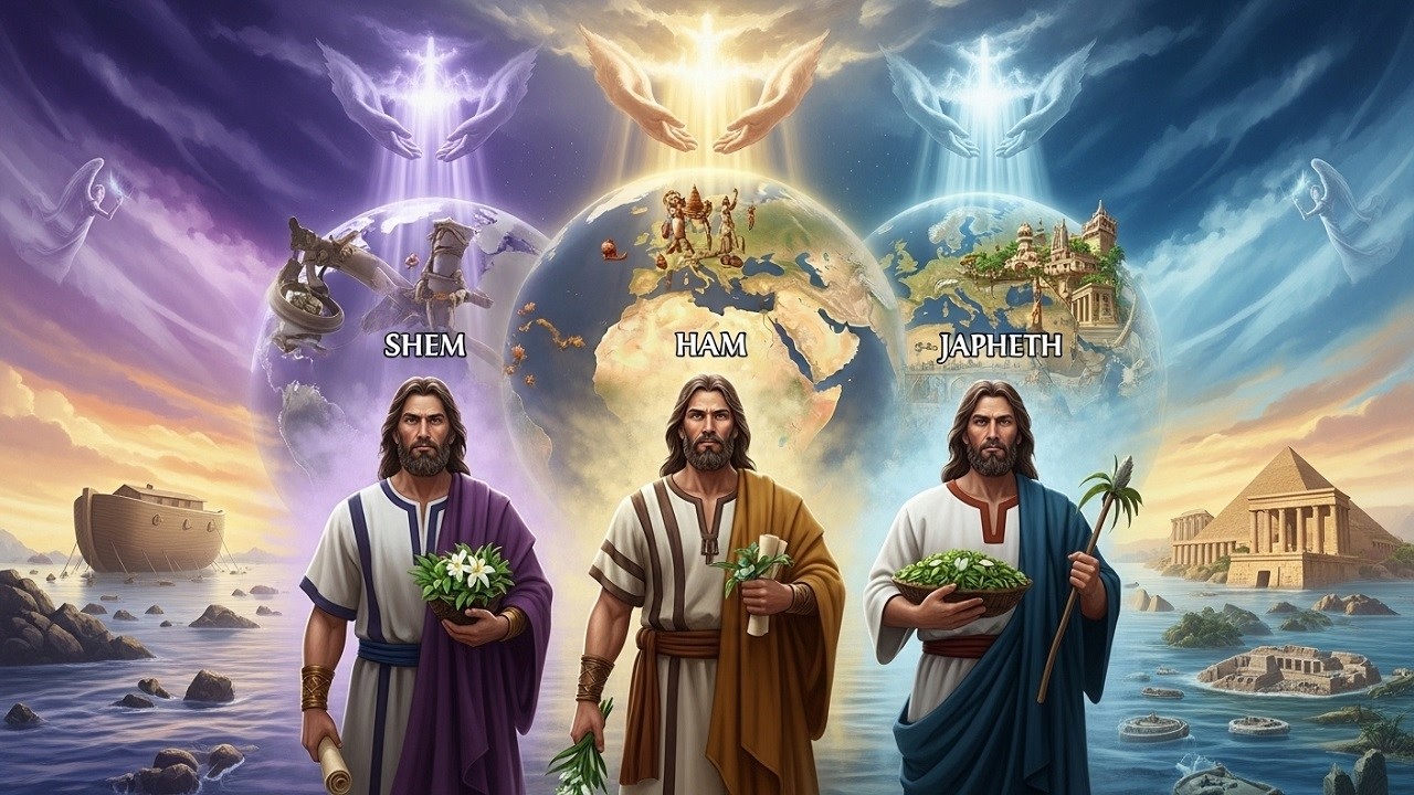 Shem, Ham, and Japheth – The Three Men God Used to Rebuild All of Humanity After the Flood