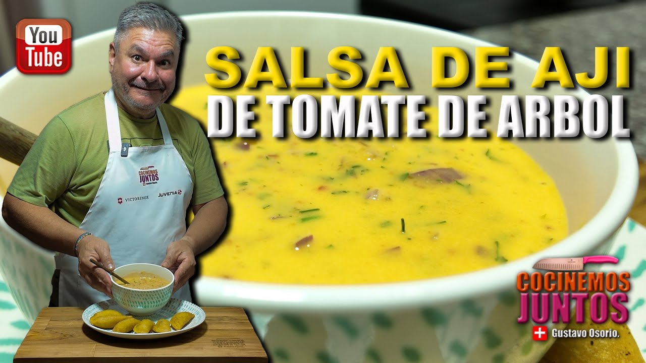 La mejor SALSA DE AJI  DE TOMATE DE ARBOL | Muy fácil